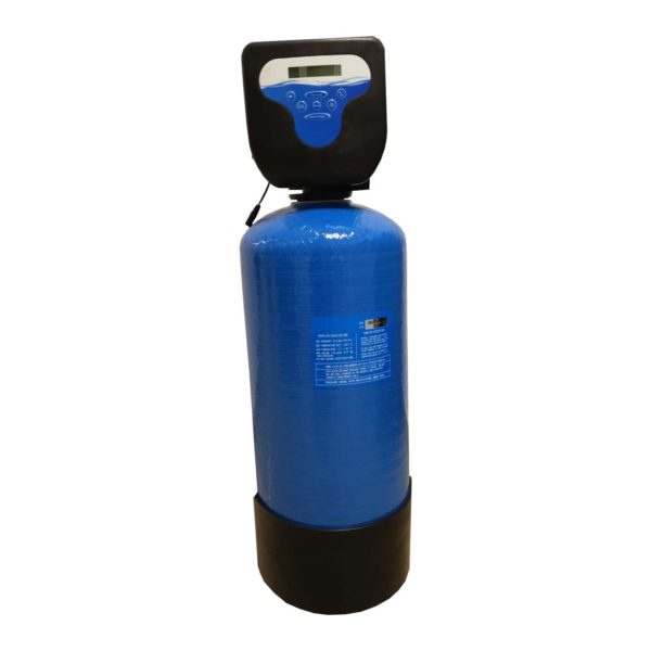 Filtru apa automat cu zeolit Aqua DM 15, Debit 1.35 mc/h, Capacitate filtrare 25.000 litri, Cartus din Rasina  - AquaFilters.ro