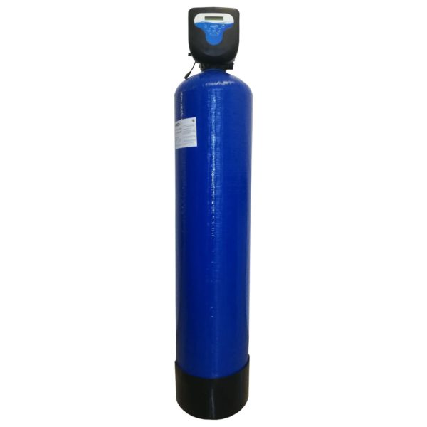 Filtru apa automat cu zeolit Aqua DM 55, Debit 3.7 mc/h, Capacitate filtrare 90.000 litri, Cartus din Rasina  - AquaFilters.ro